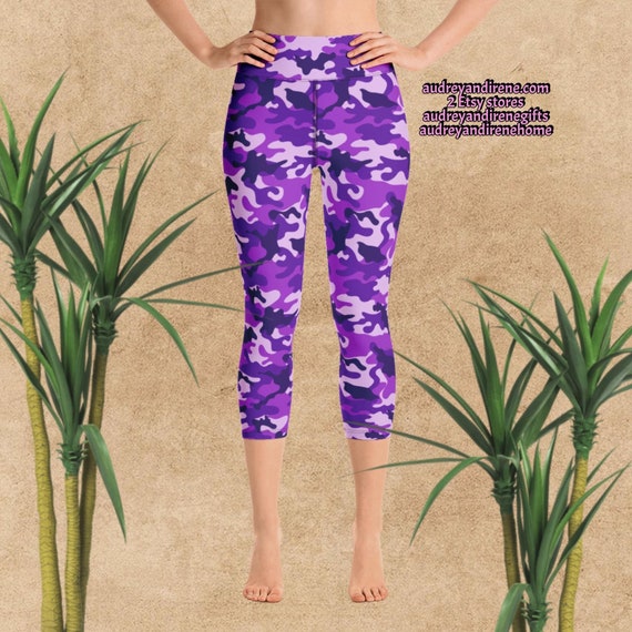 Camo capri yoga pants hotsell