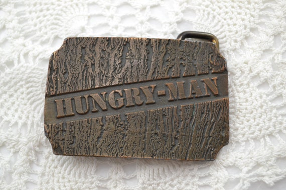Hungry Man Campbell Soup Frozen TV Dinners Vintage Belt  display picture 1
