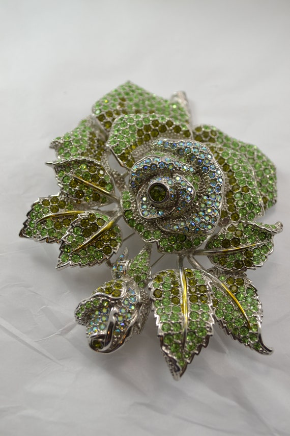 GIANT  Statement Dimensional Citrus Rose Double P… - image 8