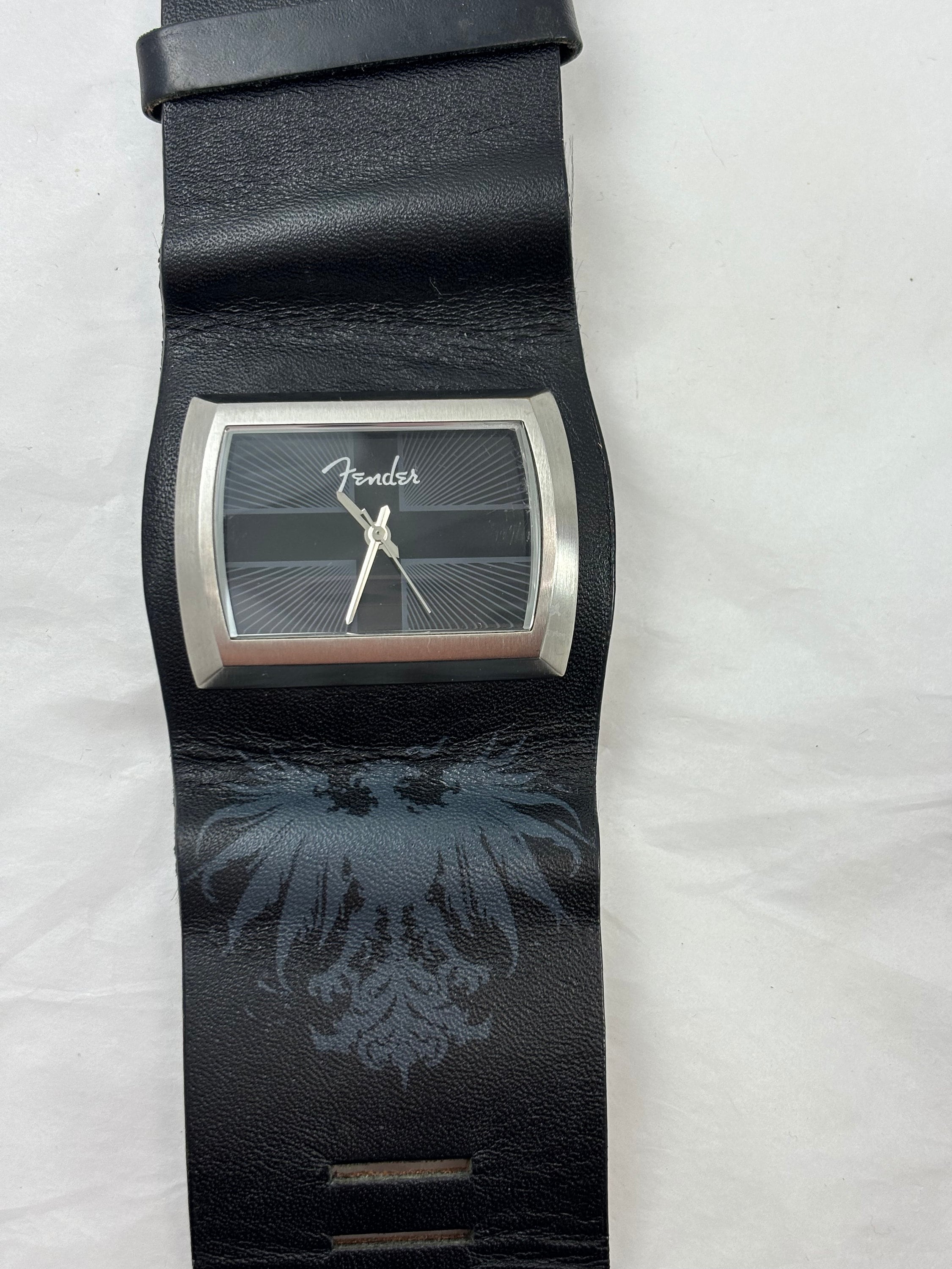 Fender watch leather band best sale