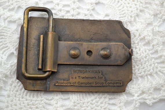 Hungry Man Campbell Soup Frozen TV Dinners Vintage Belt  display picture 2