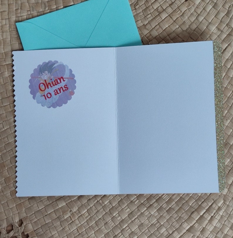 Carte d'anniversaire manga Naruto personnalisée - Idéale pour les fans de Naruto image 8