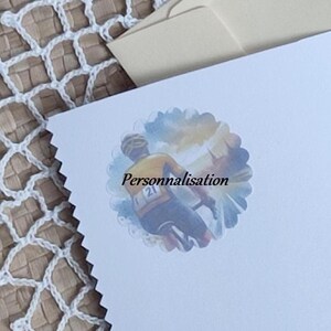 Intérieur de la carte cycliste pour la personnalisation
