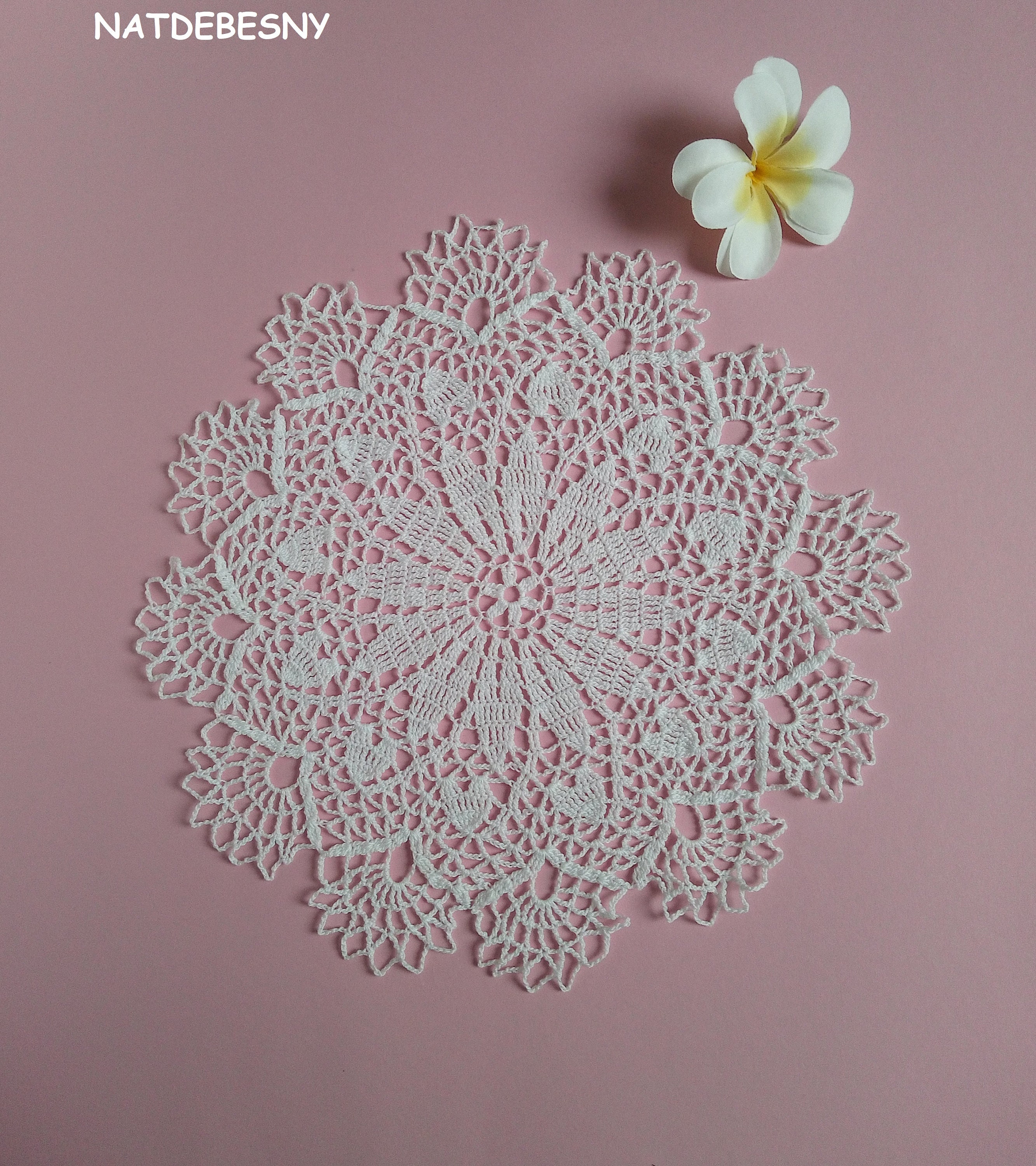 Napperon Au Crochet 35 cm