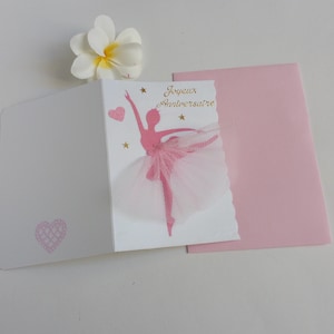 Carte anniversaire personnalisée danseuse image 4