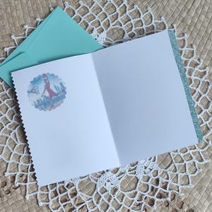 Intérieur carte d'anniversaire pour homme basketteur tons bleux