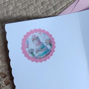 Carte anniversaire 18 ans personnalisée adolescente zdjęcie 5