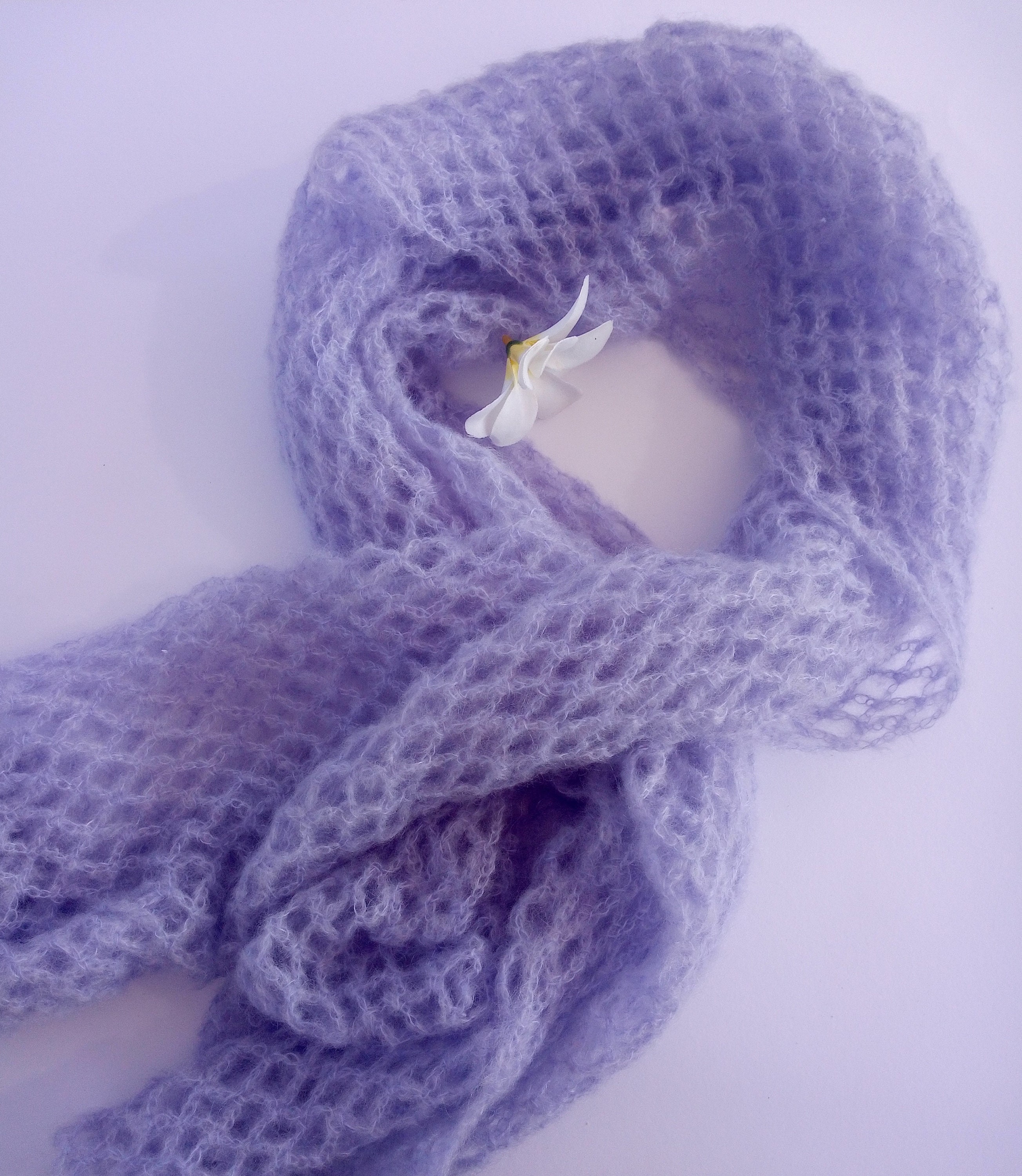 Grande écharpe au crochet mohair et soie Etsy Grande écharpe au crochet mohair et soie Etsy