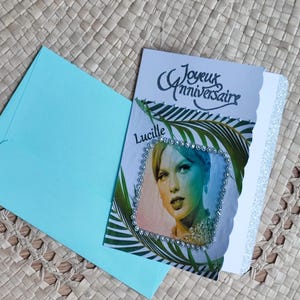 Carte d'anniversaire personnalisée Modèle 1