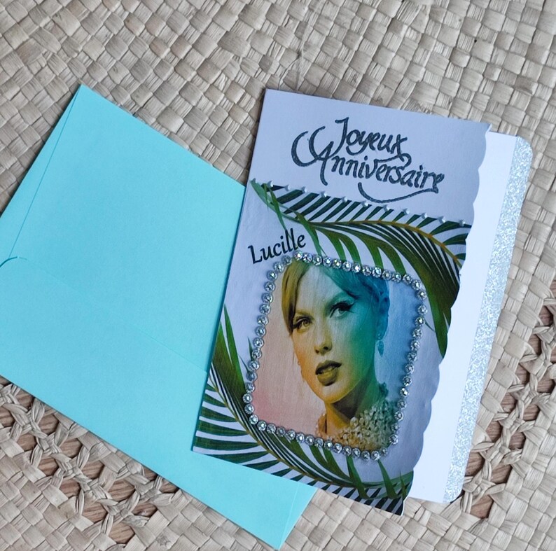 Carte d'anniversaire personnalisée Modèle 1