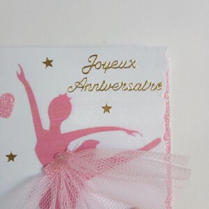 Carte anniversaire personnalisée danseuse image 6