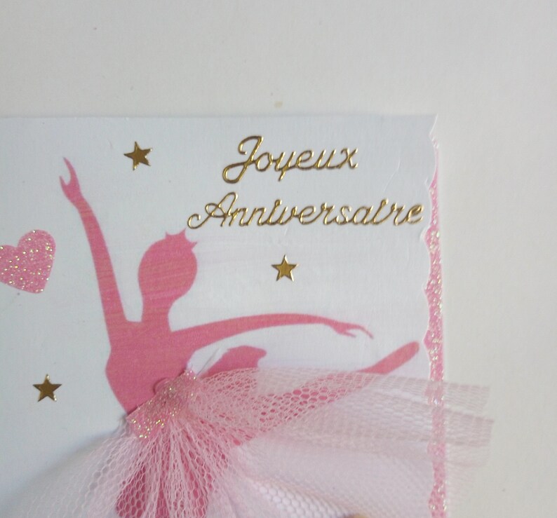 Carte anniversaire personnalisée danseuse image 6