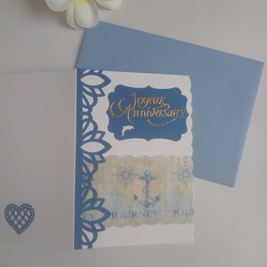Carte anniversaire personnalisée homme maritime image 5
