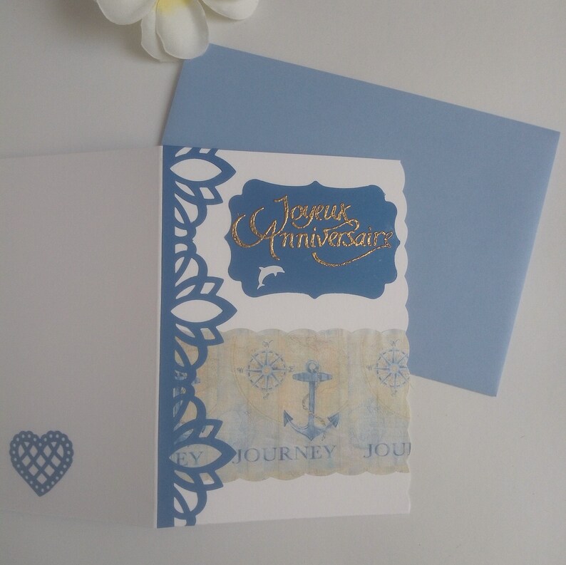 Carte anniversaire personnalisée homme maritime image 5