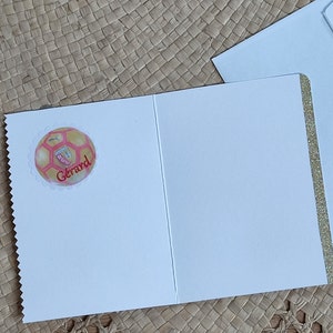 Intérieur personnalisé de la carte de foot pour homme