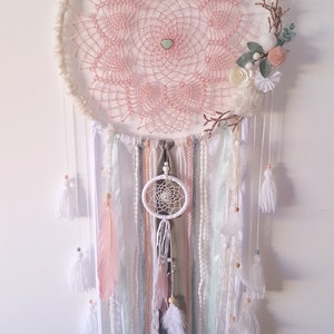 Crochet doily in pastel colors of your choice diameter 30 cm image 10