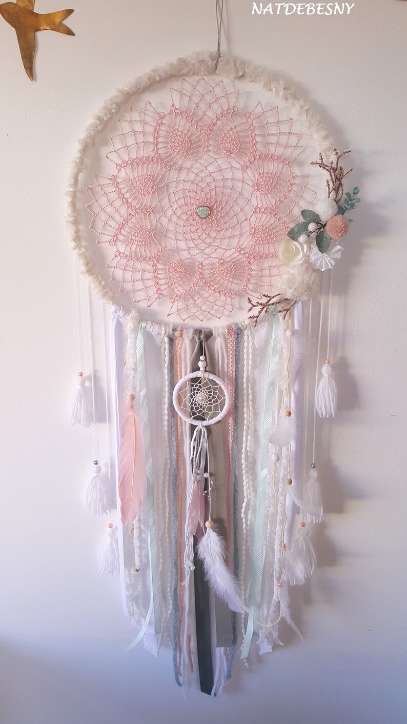 Crochet doily in pastel colors of your choice diameter 30 cm image 10