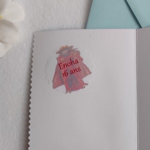 Carte anniversaire personnalisée Manga zdjęcie 2