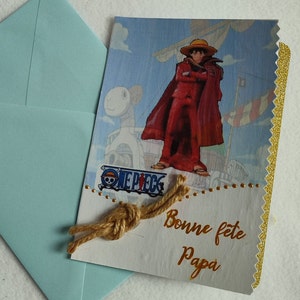 Carte anniversaire personnalisée Manga zdjęcie 9