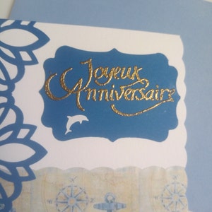 Carte anniversaire personnalisée homme maritime image 7