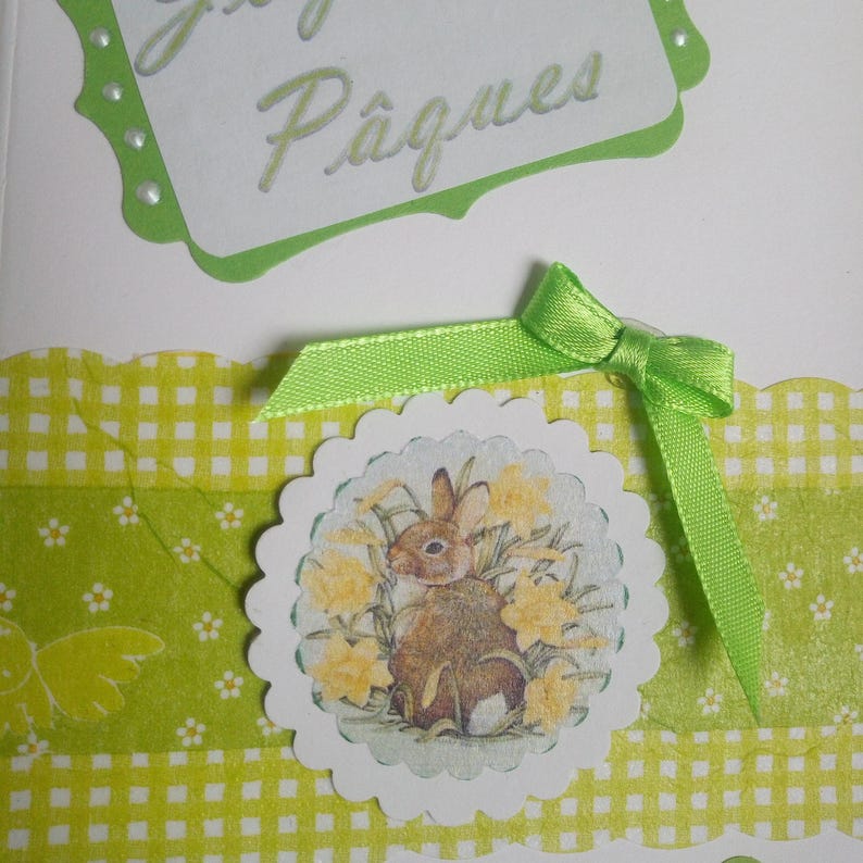 Carte de Pâques personnalisée immagine 2