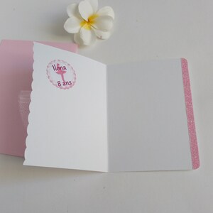 Carte anniversaire personnalisée danseuse image 3