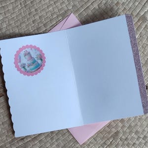 Carte anniversaire 18 ans personnalisée adolescente zdjęcie 3