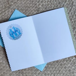 Carte d'anniversaire personnalisée foot rouge et or image 9
