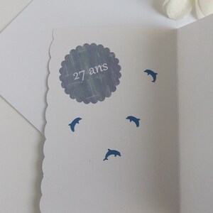 Carte anniversaire personnalisée homme maritime image 4