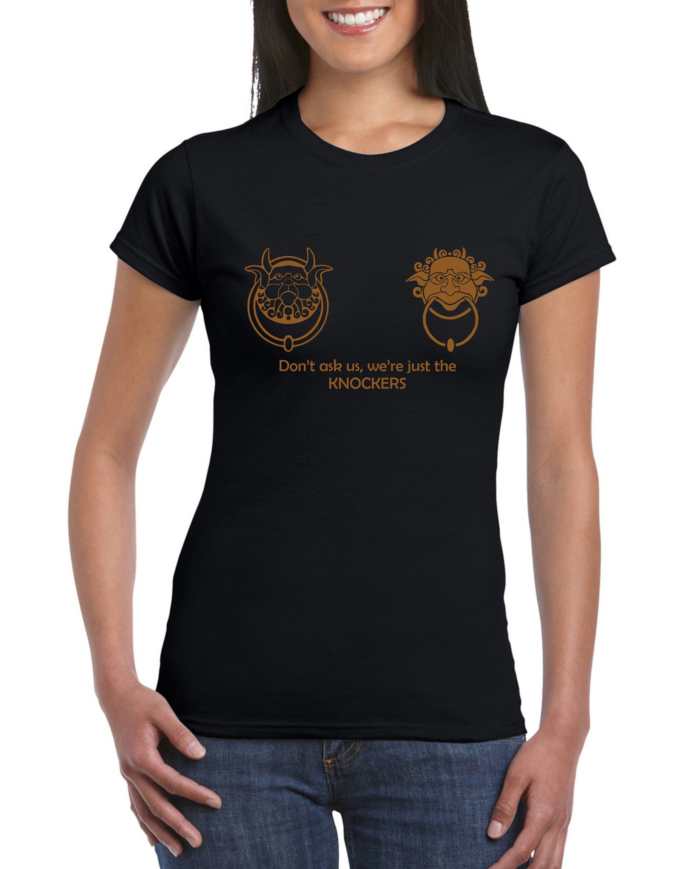 Mysterious Gift Tshirt Don't Ask Us We're Just The Knockers Mysterious Gift Tshirt Don't Ask Us We're Just The Knockers