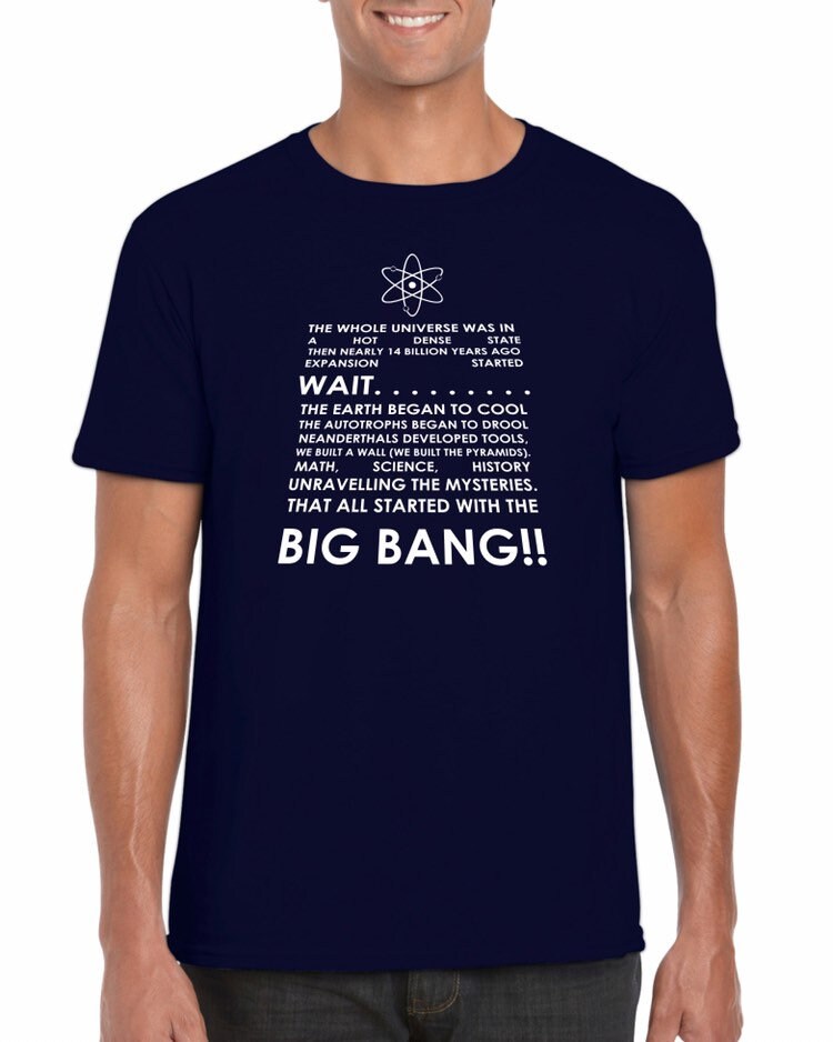 The Big Bang Theory Lyrics Tshirt Etsy