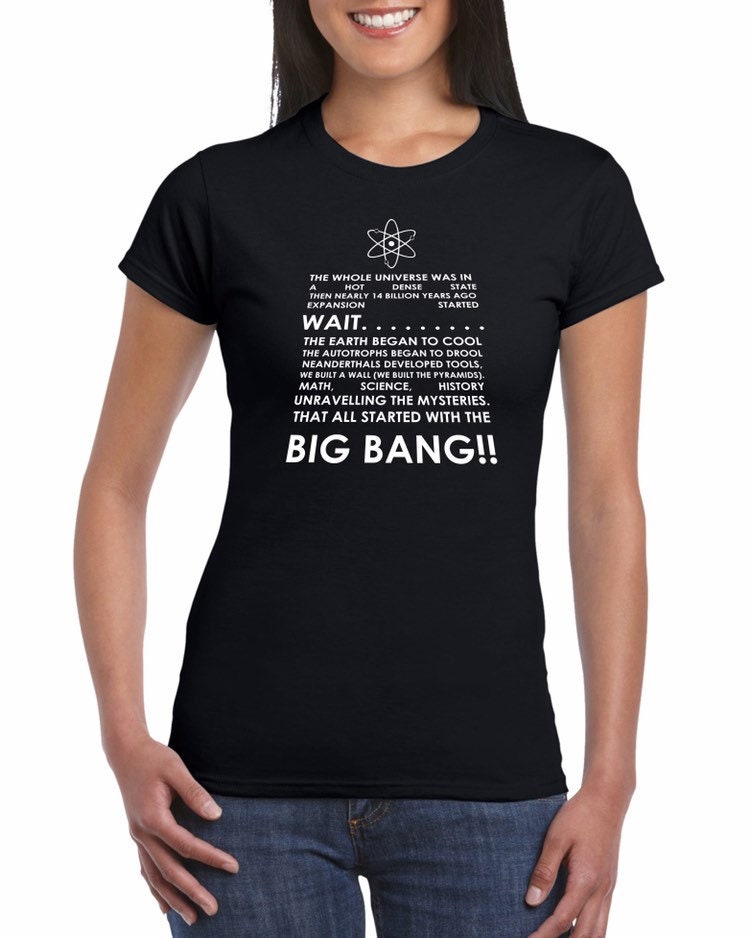 The Big Bang Theory Lyrics Tshirt Etsy
