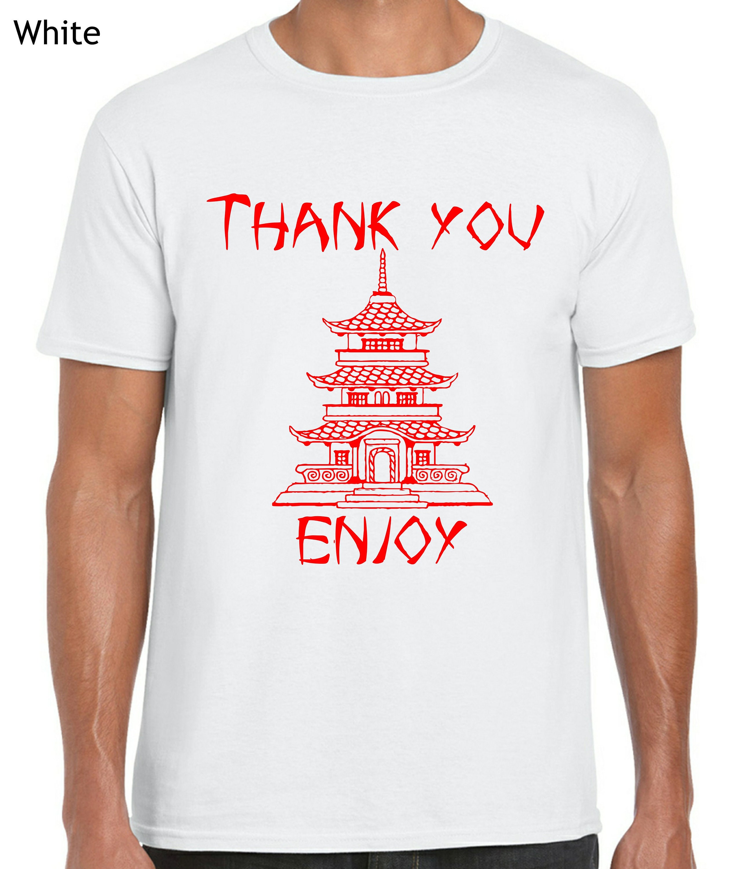 Thank You, Enjoy Chinese T-shirt - Etsy