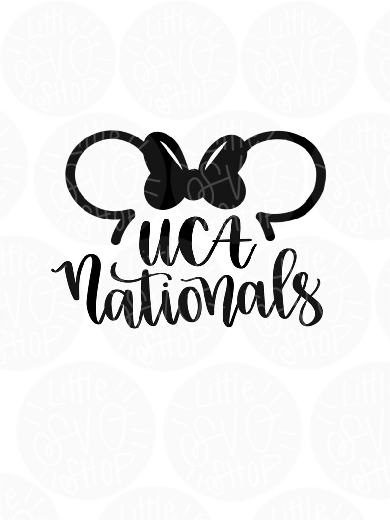 UCA Nationals SVG Disney Cheer competition UCA Cheer Svg Etsy