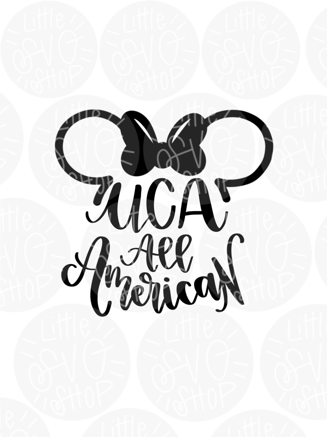 UCA All American SVG UCA Disney Shirt Disney Cheer Etsy