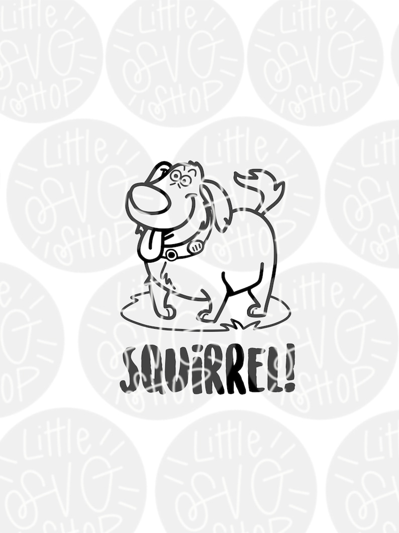 Download UP MOVIE Svg Disney shirt squirrel Svg dug from UP Dug | Etsy