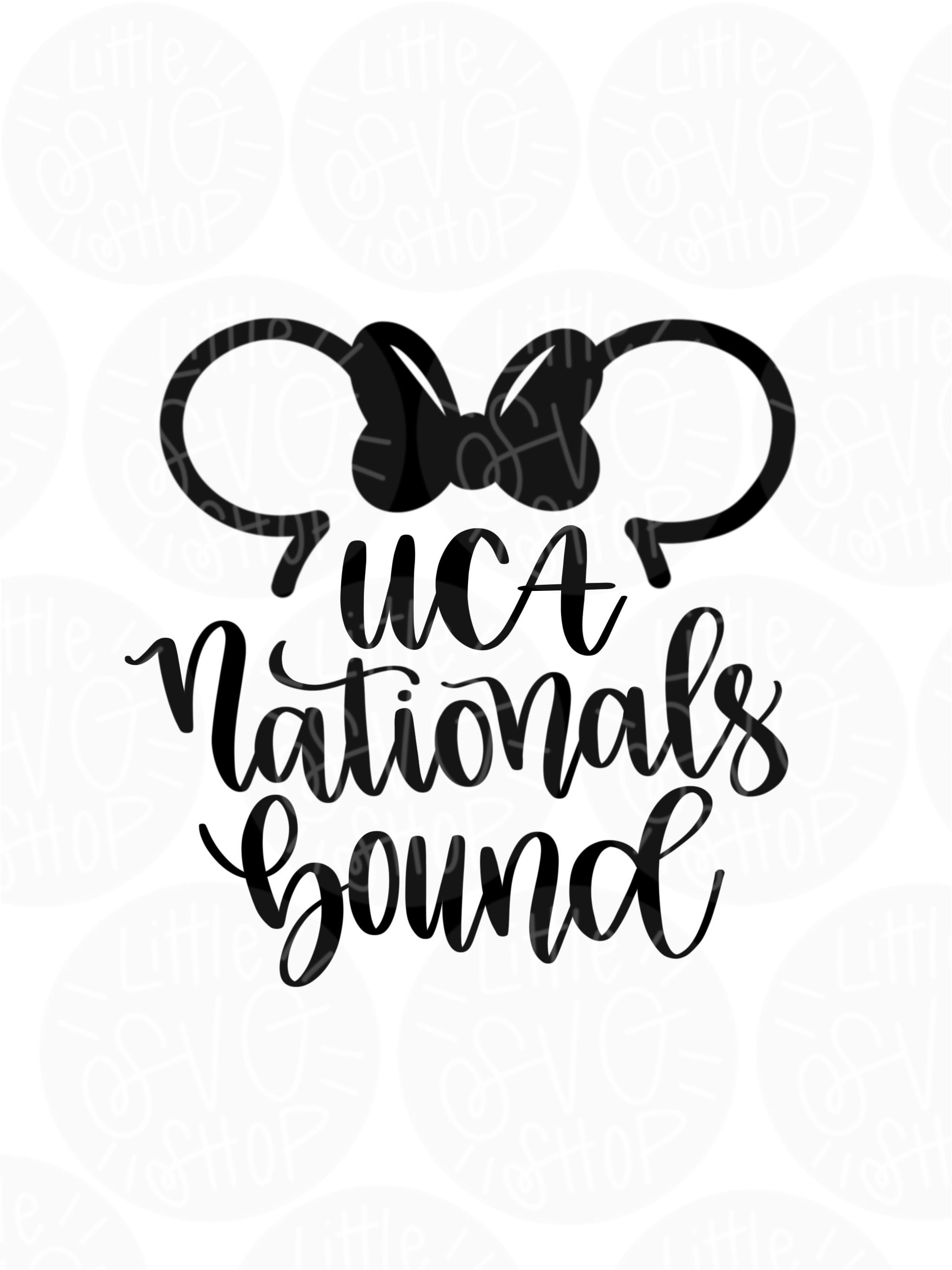 UCA Nationals Bound National Cheer Competition UCA svg Etsy