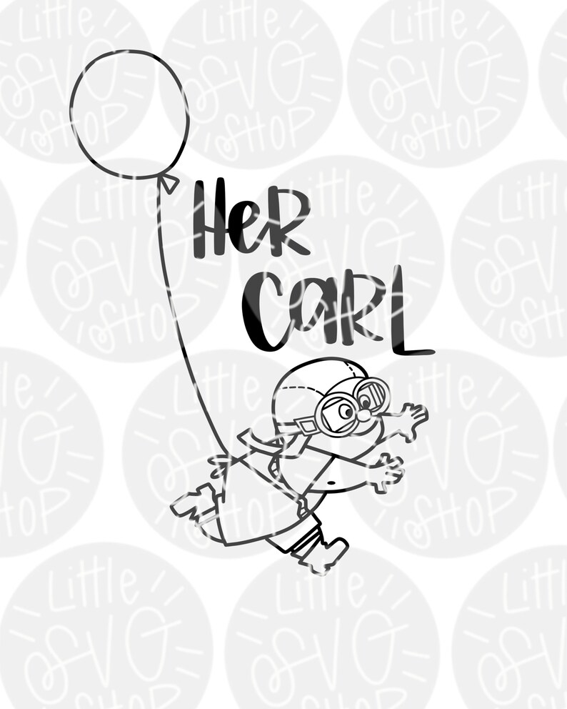 Download His Ellie her Carl Disney couple shirt UP MOVIE Svg Disney ...