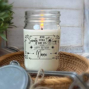 70th Birthday Gift For Her 70th Birthday Candle 70 Year Old Etsy