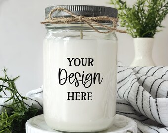 Custom Candle Gift Message Candle Personalized Gift Custom Birthday Scented Soy Candle You Design Candle For Any Occasion Wedding Candle Gif