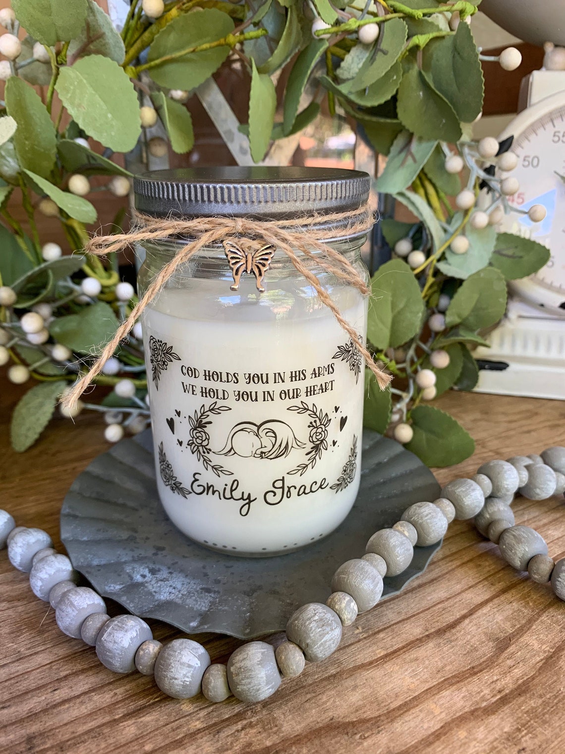 Infant Loss Candle Twin Baby Remembrance Gift Pregnancy Etsy