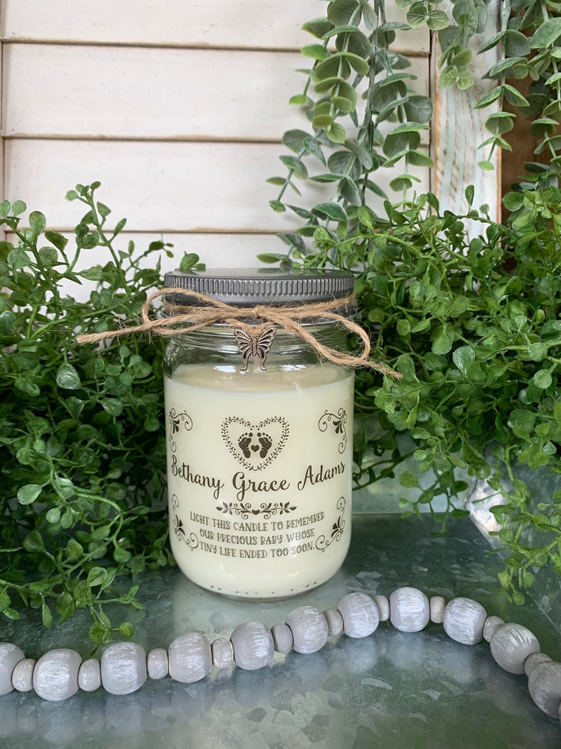 Pregnancy and Infant Loss Candle Baby Remembrance Gift Etsy