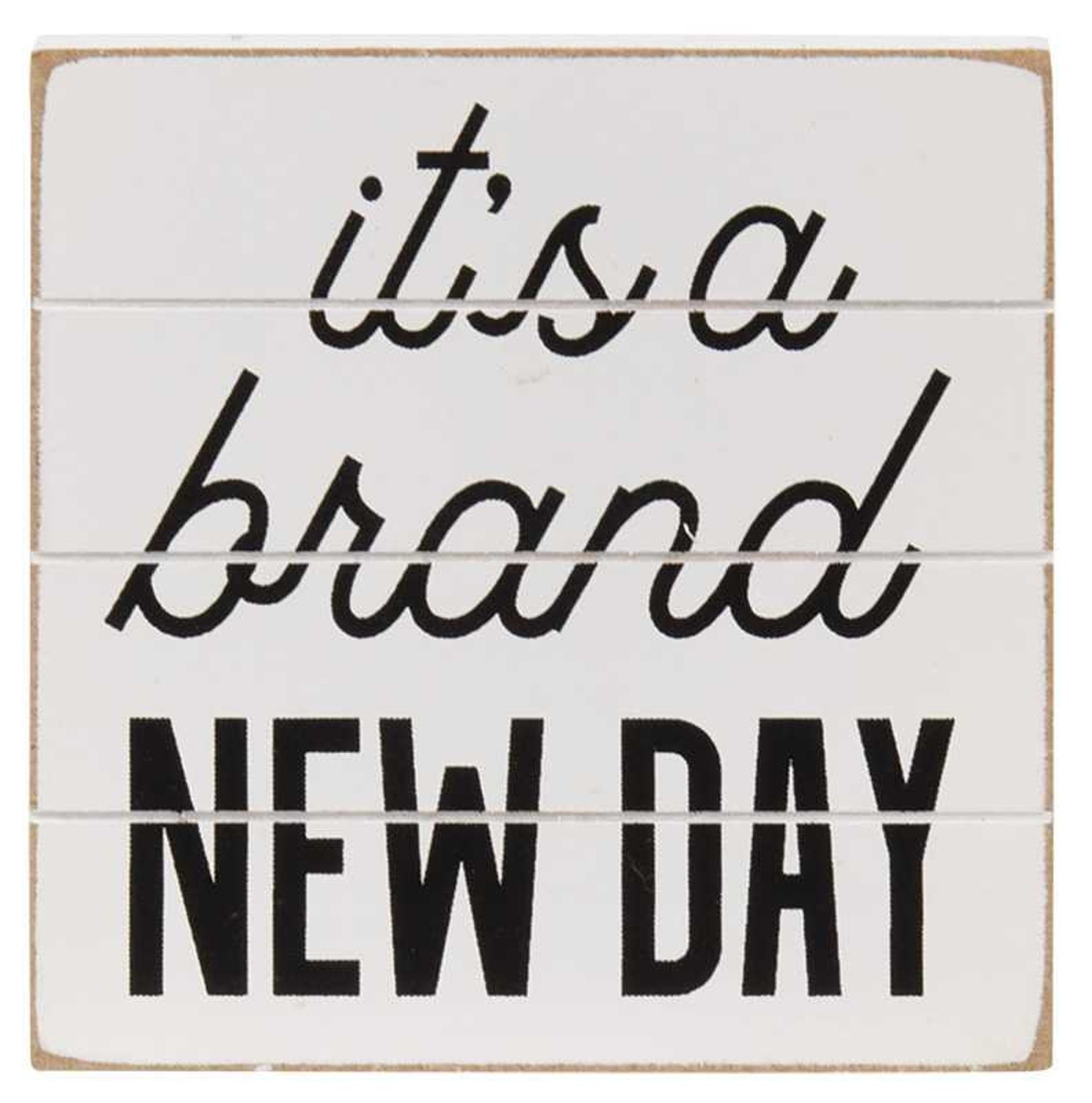 Its A Brand New Day Shiplap Box Sign New Day Tiered Etsy