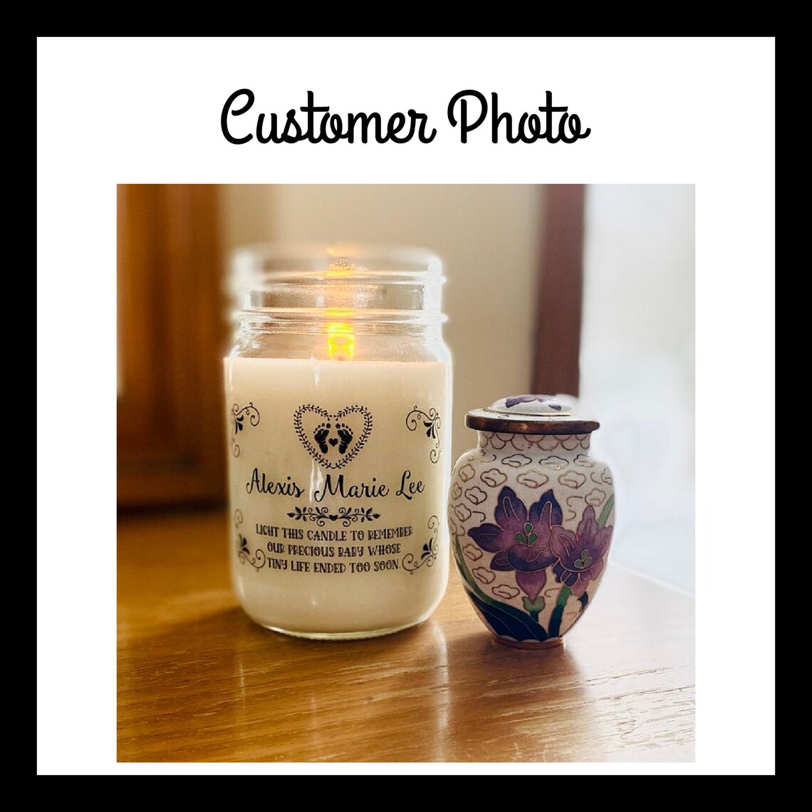 Pregnancy and Infant Loss Candle Baby Remembrance Gift Etsy