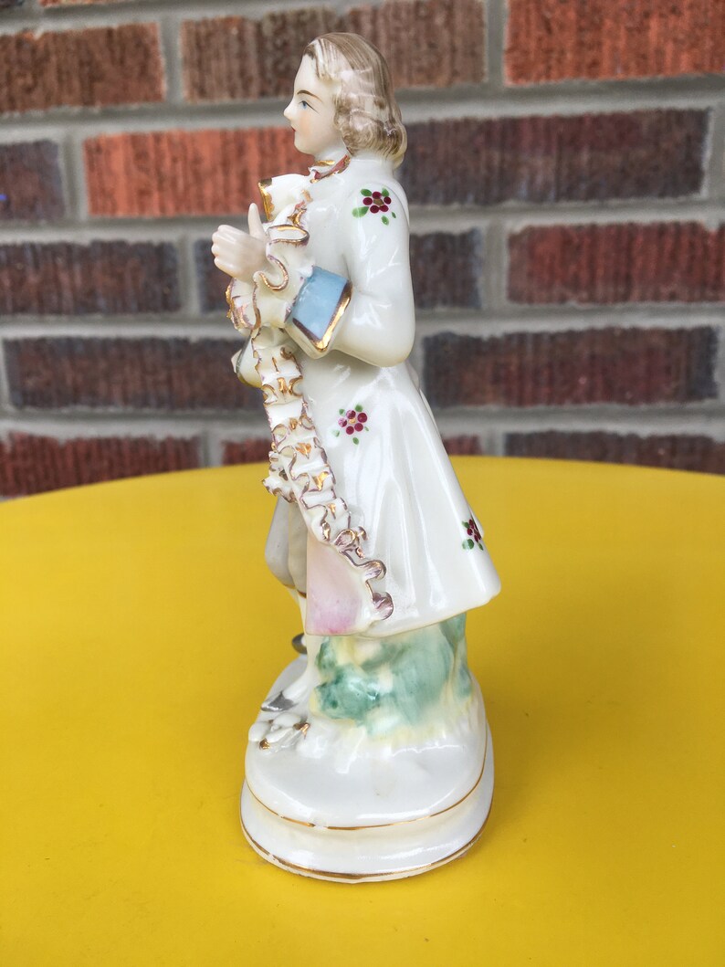 Wales Figurine Made in Japan Vintage Porcelain Male Figurine Etsy
