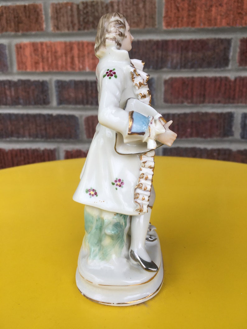 Wales Figurine Made in Japan Vintage Porcelain Male Figurine Etsy