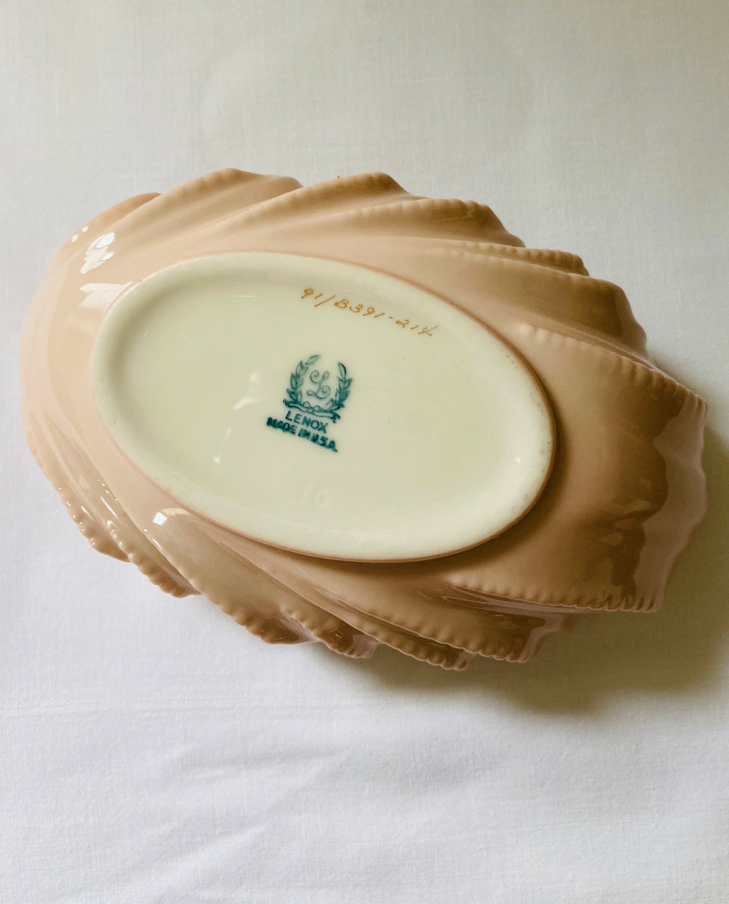 Lenox Vintage Pink Lenox China Soap Dish Etsy