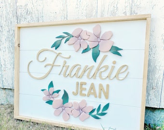 Floral SVG: Laser Cut File, Glowforge Template (Digital Download)