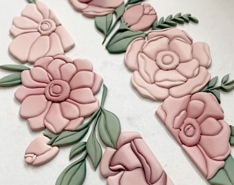 Wildflower Border SVG: Floral Laser Cut File (Digital Download)