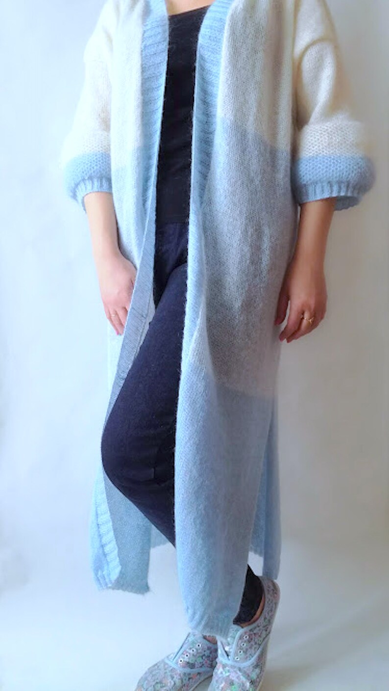 Cardigan Wool cardigan Oversize cardigan Plussize cardigan Womens cardigan Knitted cardigan 3X cardigan Open front cardigan